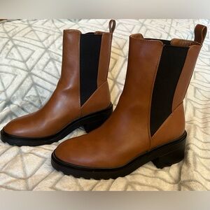 Amazon Essentials Brown and Black Boots